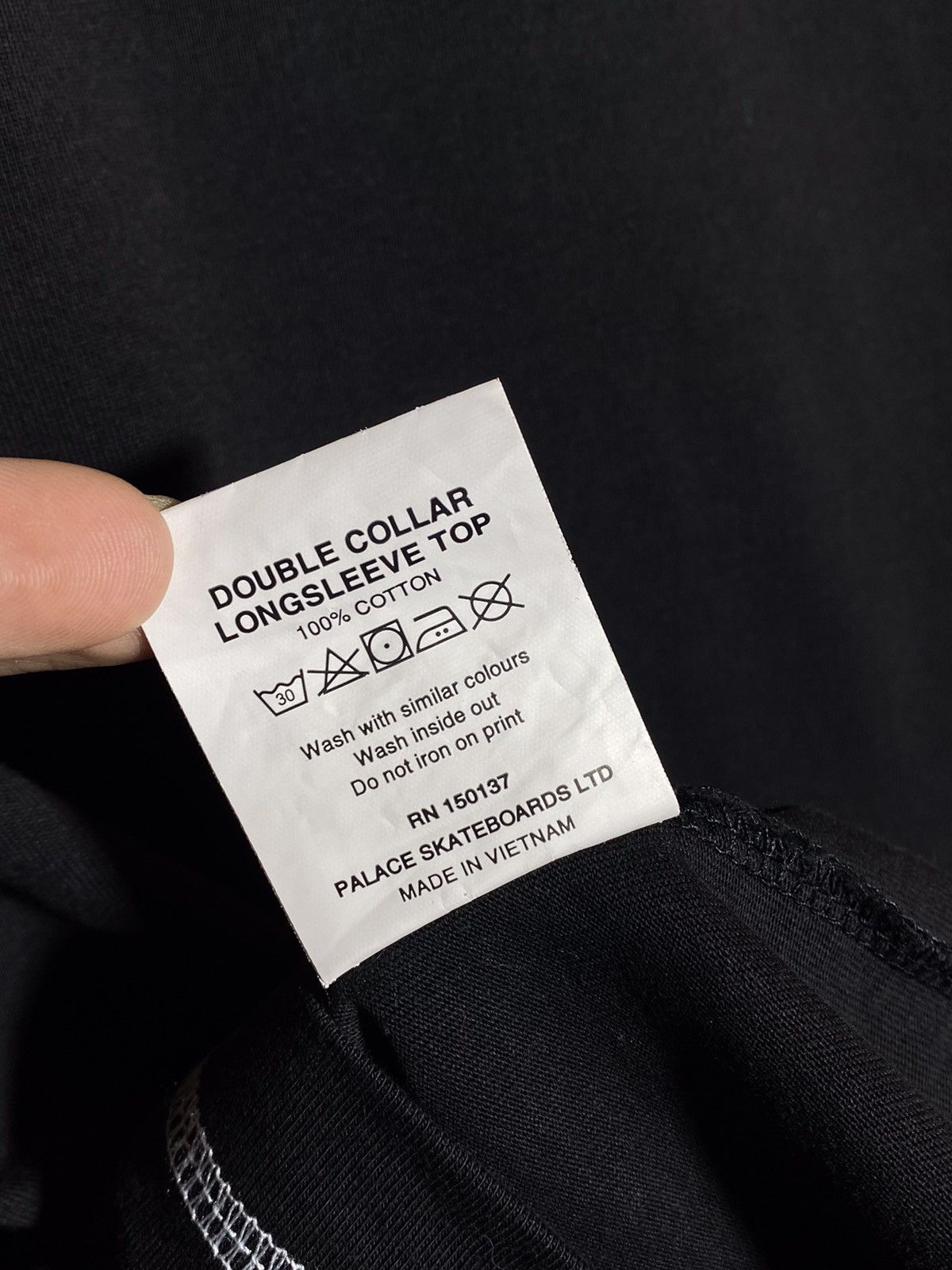 Palace 🔥 00s PALACE DOUBLE COLLAR LONGSLEEVE TECH LOGO Y2K FIT Size US S / EU 44-46 / 1 - 13 Thumbnail