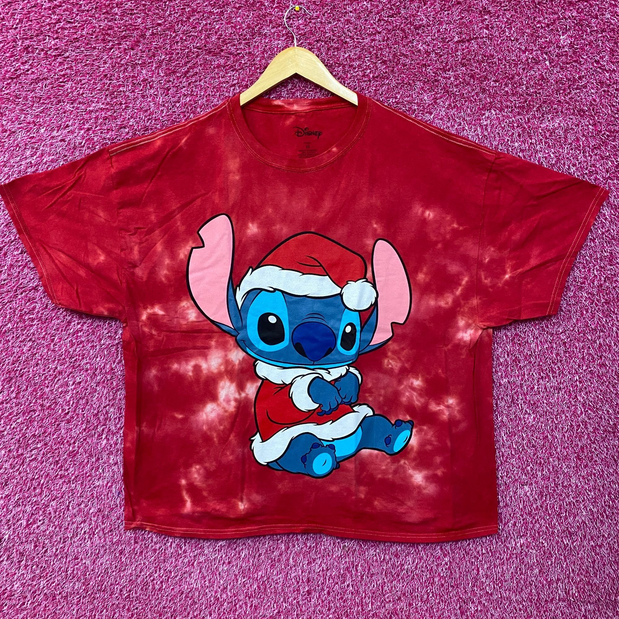 Disney Disney Lilo & Stitch Christmas Santa Clause Stitch Tie Dye T Size US XXL / EU 58 / 5 - 1 Thumbnail