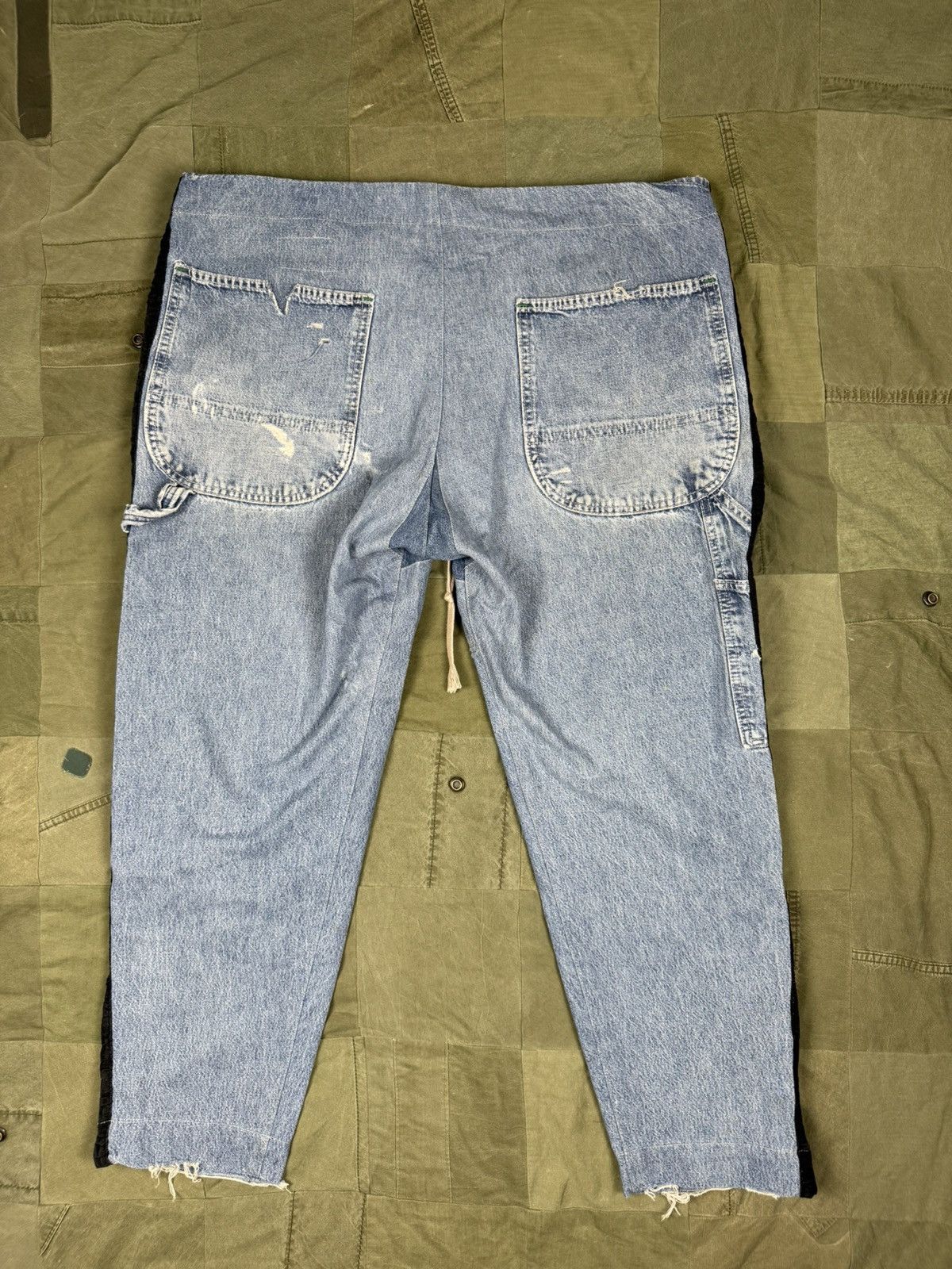 Greg Lauren Vintage Denim Tux Lounge Pants Size US 36 / EU 52 - 3 Thumbnail