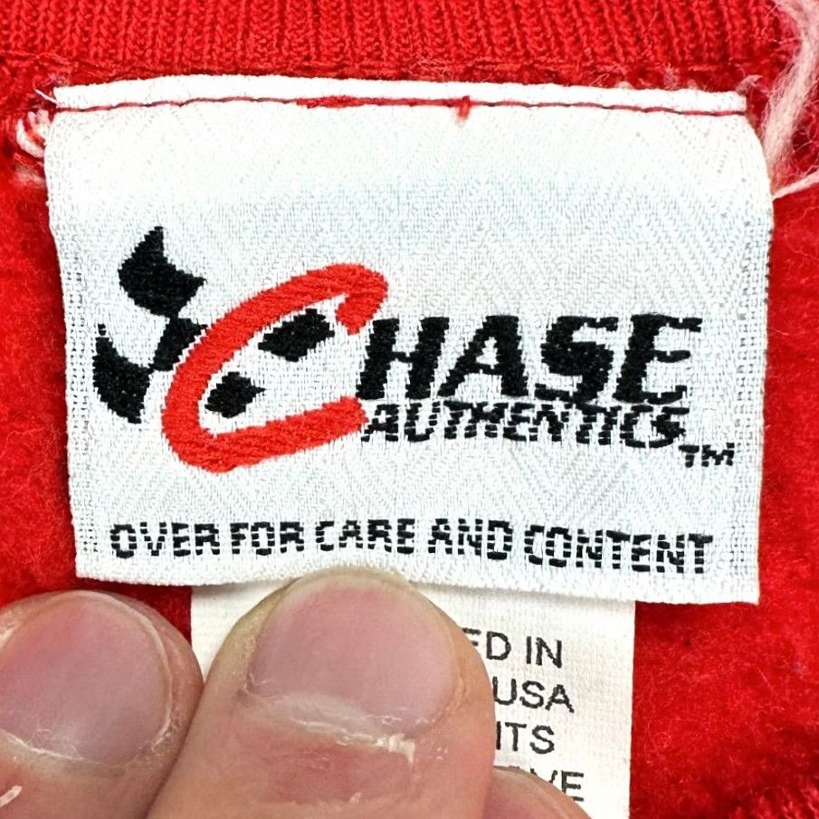Chase Authentics Dale Earnhardt Jr Crewneck Sweatshirt Mens Medium Red Pullover Chase Size US M / EU 48-50 / 2 - 4 Thumbnail