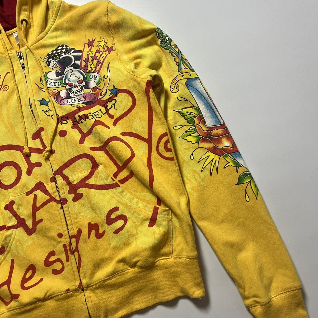 Christian Audigier Ed Hardy Death or Glory by Christian Audigier Hoodie Size S / US 4 / IT 40 - 6 Thumbnail
