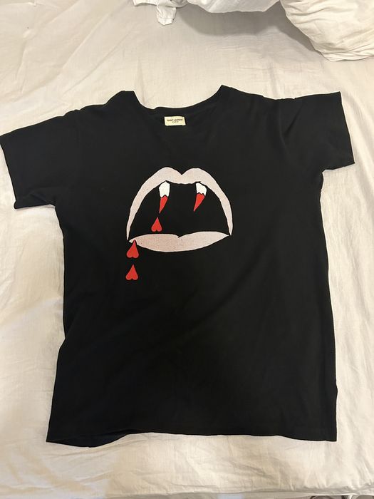 saint laurent blood luster tee