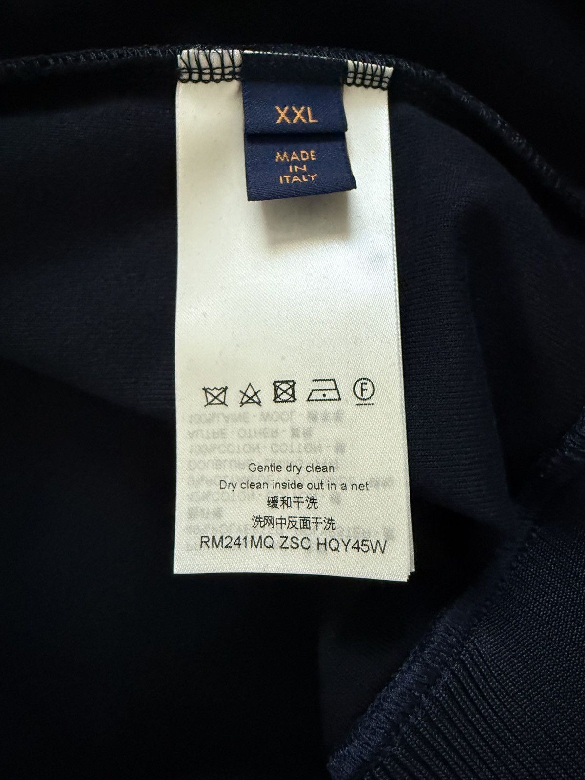 Louis Vuitton LV MONOGRAM TRACK JACKET NAVY Size US XL / EU 56 / 4 - 4 Thumbnail
