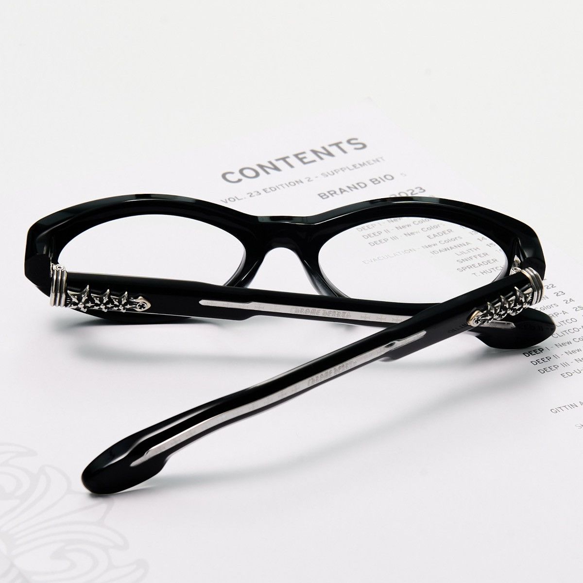 Chrome Hearts CHROME HEARTS BLASTER BLACK GLASSES Size ONE SIZE - 7 Thumbnail