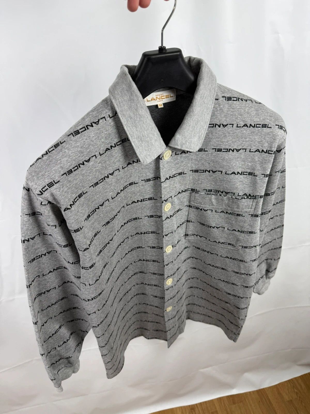 Lancel Lancel Paris Homme Printed Longsleeve Button Up size M Size US M / EU 48-50 / 2 - 6 Thumbnail