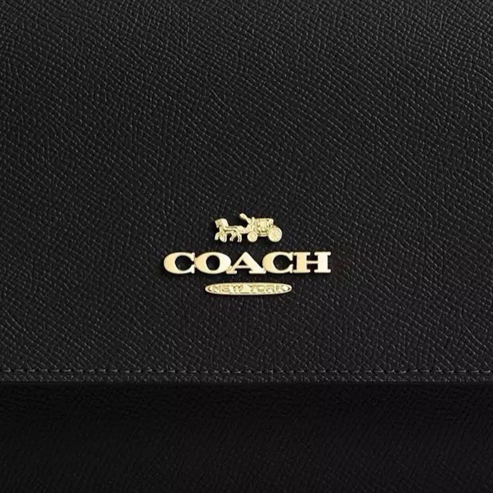 Coach NWT Coach Klare Top Handle Bag Leather CY686 Gold/Black Size ONE SIZE - 5 Thumbnail