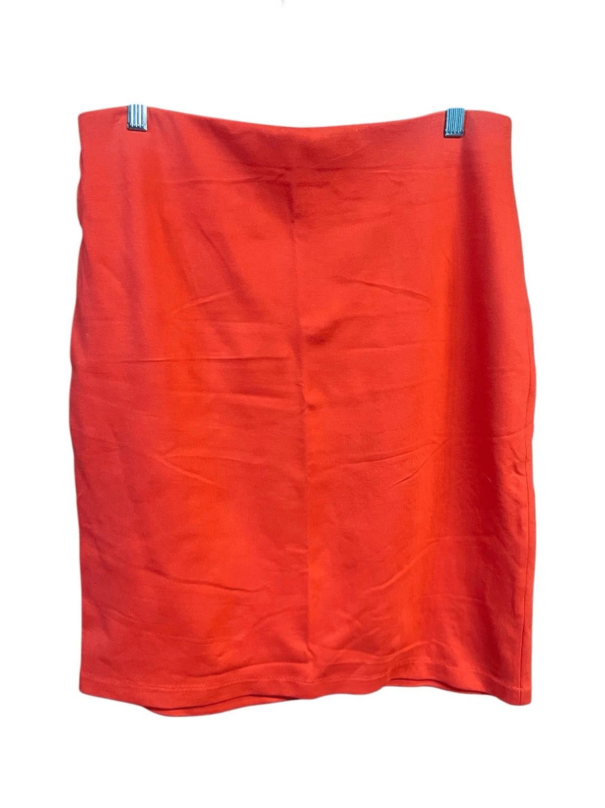 Designer Philosophy Blazing Red Skirt Sz 14 NWT Size 36" / US 14 / IT 50 - 1 Thumbnail