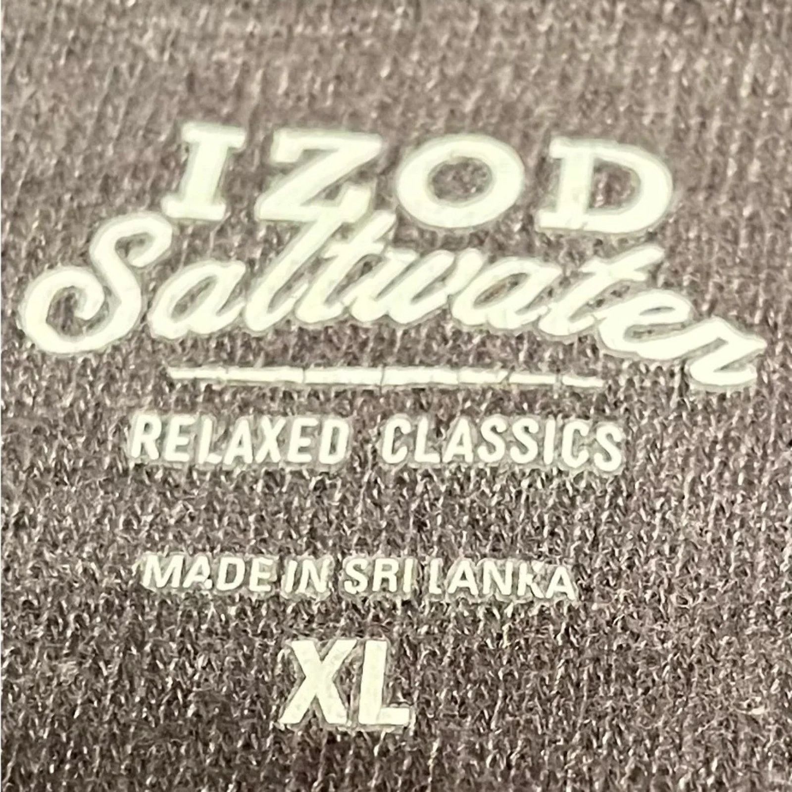 Izod IZOD Saltwater partial zip pullover sweatshirt, size XL Size US XL / EU 56 / 4 - 3 Thumbnail