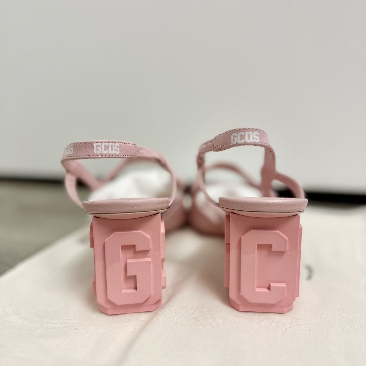 GCDS GCDS Lilit Two-tone Slingback Pumps In Pink NEW Size US 7 / IT 37 - 12 Thumbnail