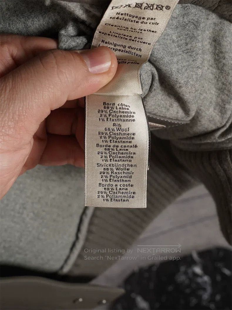 Hermes Hermes White tail deer skin / cashmere baseball jacket Size US M / EU 48-50 / 2 - 9 Thumbnail