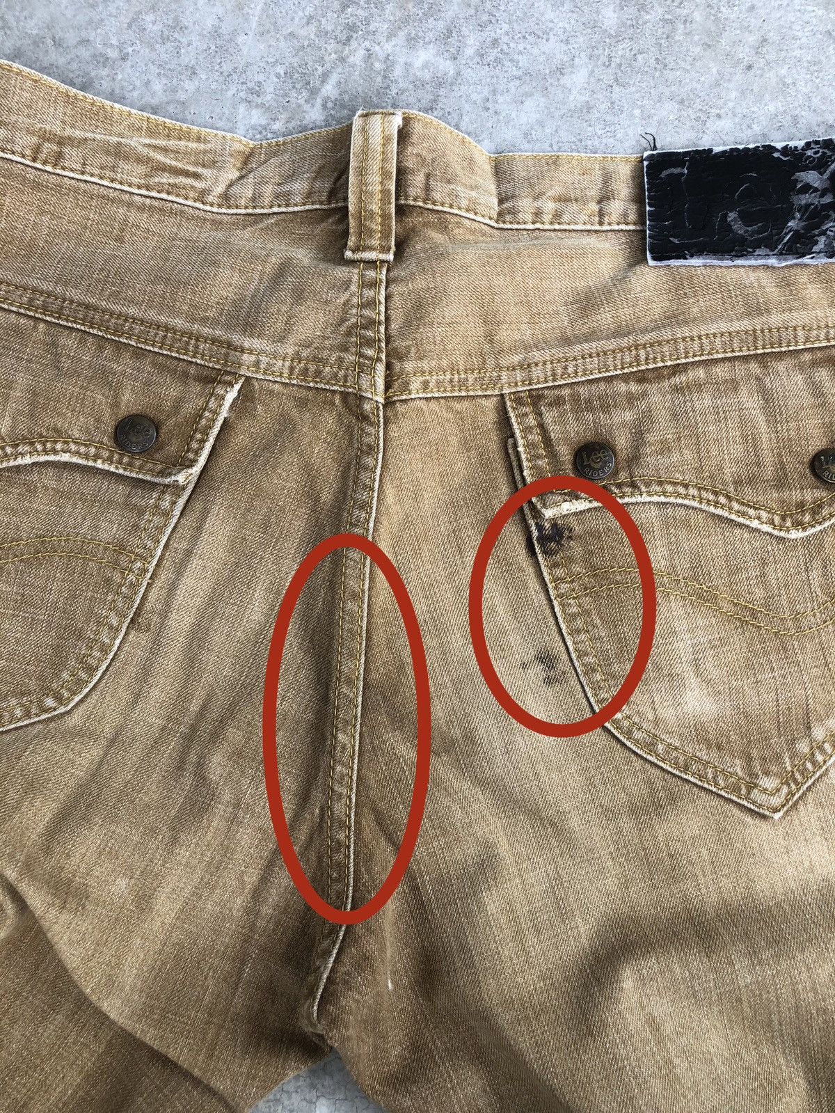 Lee Japanese Lee Flared Jeans Distressed Jeans Size US 34 / EU 50 - 14 Thumbnail