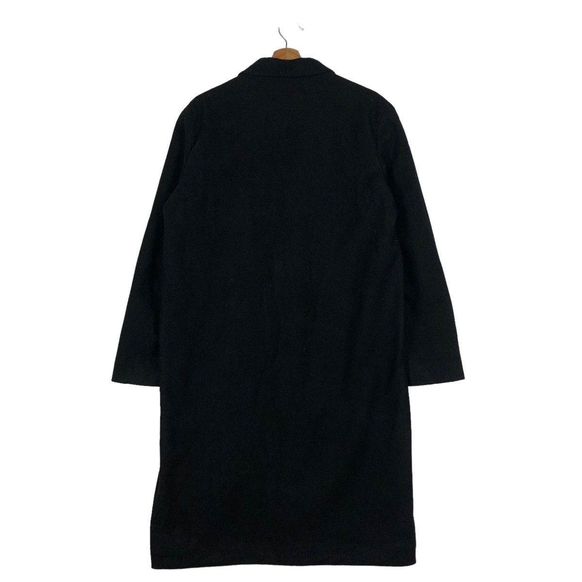 Lemaire 🔥Rich Black Long Fly Jacket Double Breast Uniqlo Lemaire Size US S / EU 44-46 / 1 - 8 Thumbnail