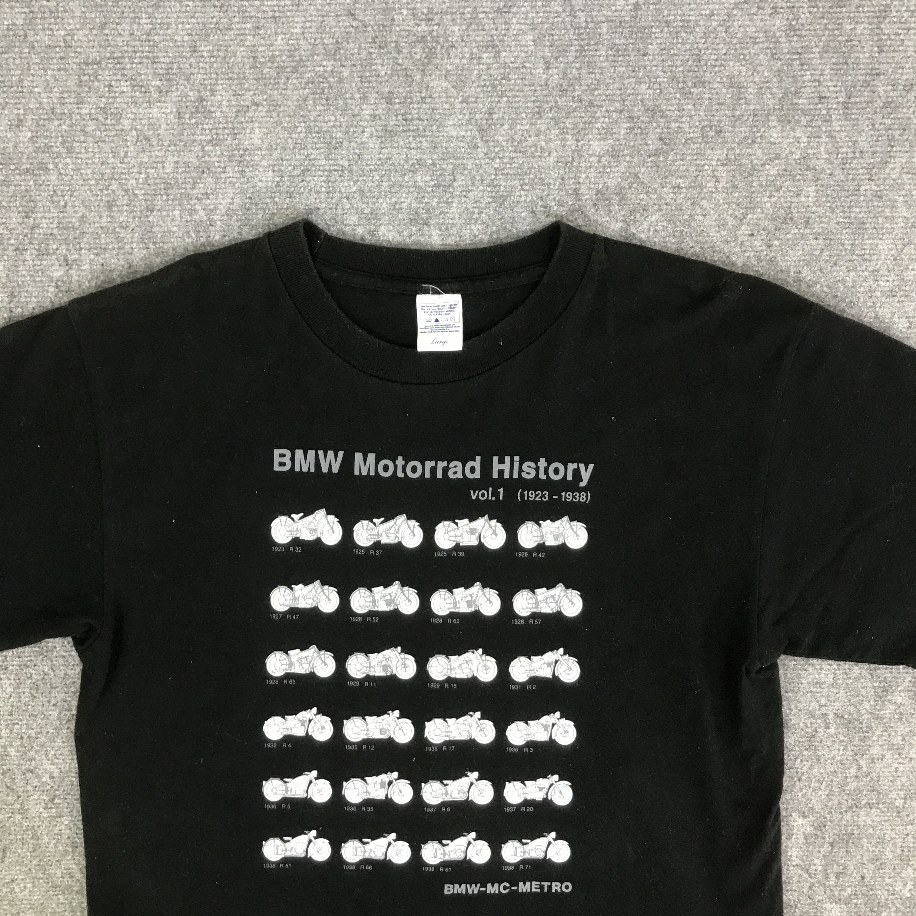 BMW BMW MOTORRAD HISTORY DESIGN MOTOR T-SHIRT K117B7 Size US M / EU 48-50 / 2 - 2 Thumbnail