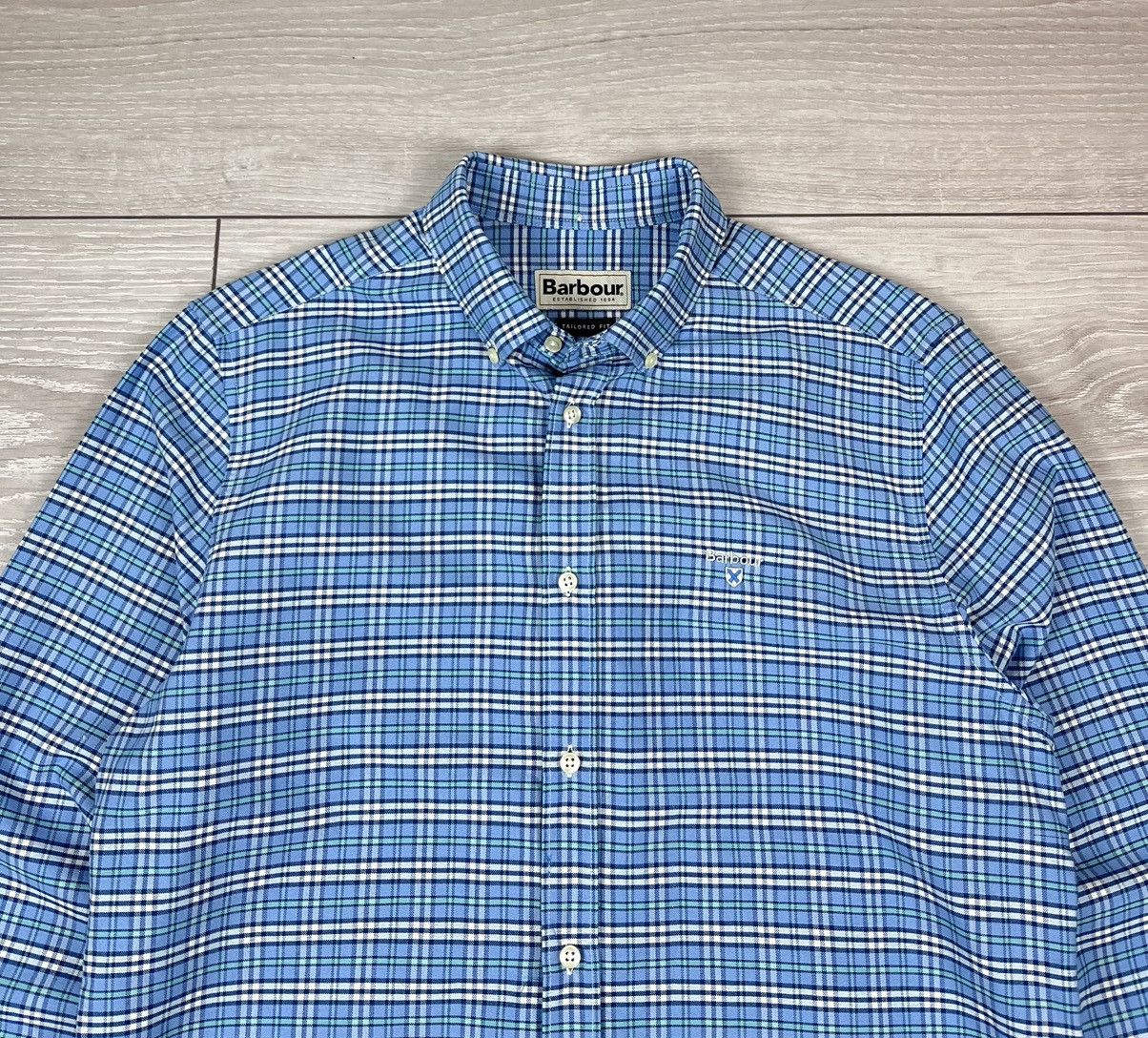 Barbour Barbour Highland 22 Tailored Oxford Checkered Shirt Size US M / EU 48-50 / 2 - 5 Thumbnail