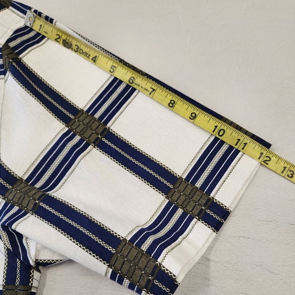 Other NWT Trust Blue and White 55% Linen Checkered Shirt, s Size US XL / EU 56 / 4 - 8 Thumbnail
