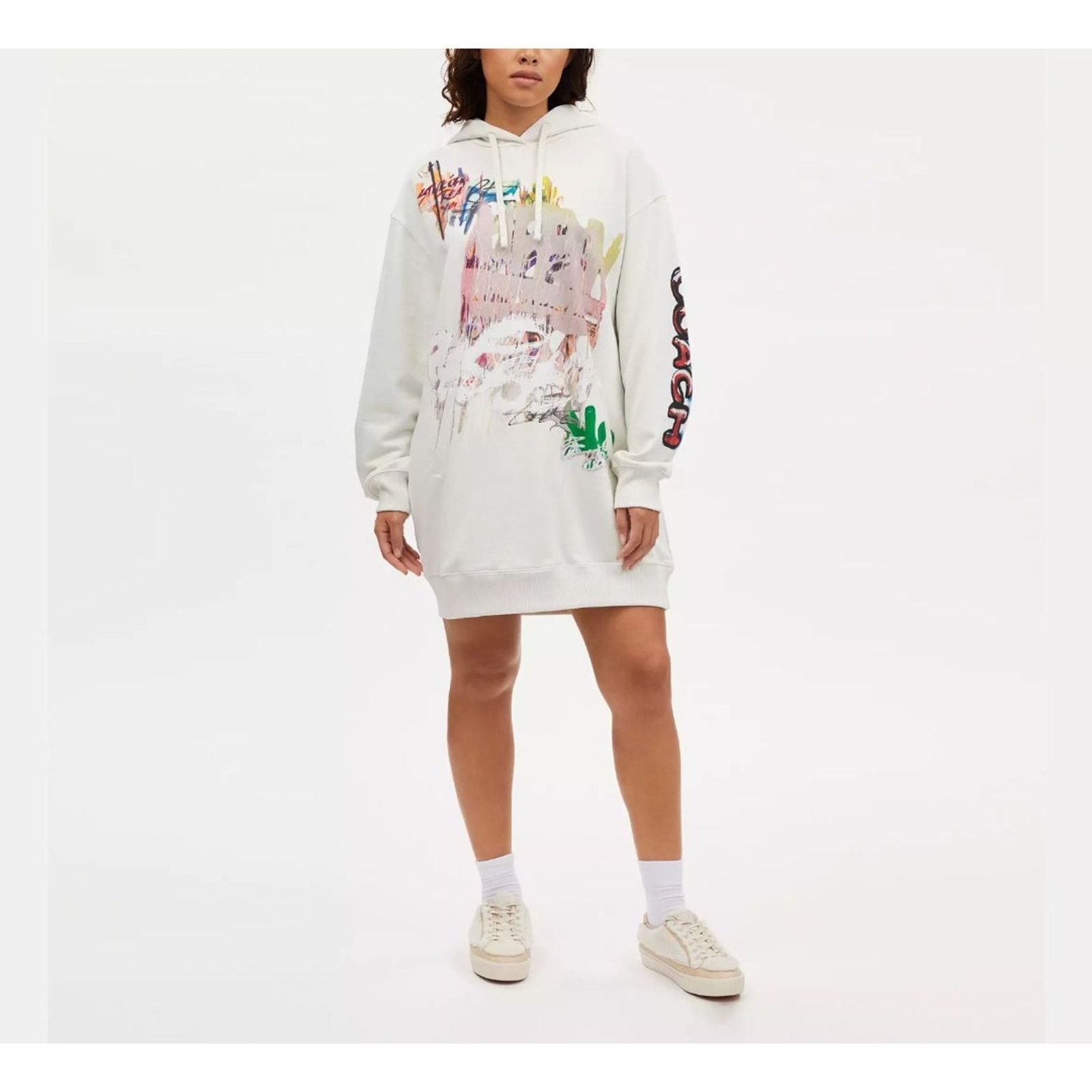 Coach 100% Authentic Coach Mint x Serf Hoodie Dress CL325 Size L Size L / US 10 / IT 46 - 7 Thumbnail