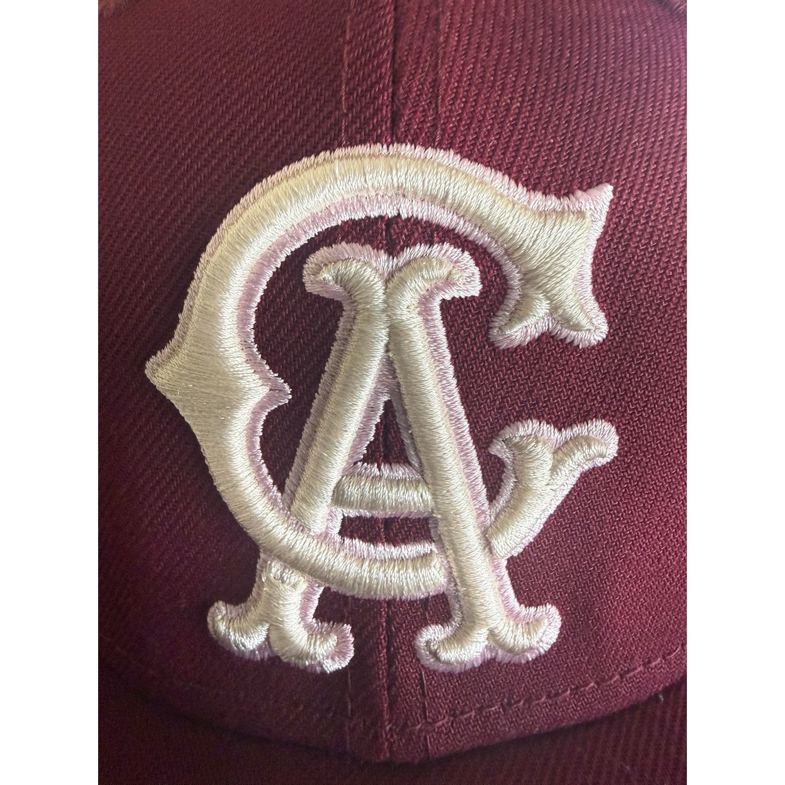 New Era New Era California Angels Hat - SZ 7 1/4 Cardinal/Burgundy Size ONE SIZE - 2 Thumbnail