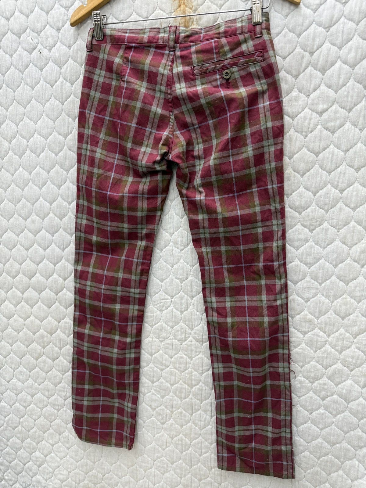 Hysteric Glamour 🔥🔥🔥ARCHIVE HYSTERIC GLAMOUR TARTAN PUNK PANTS Size 28" / US 6 / IT 42 - 14 Thumbnail
