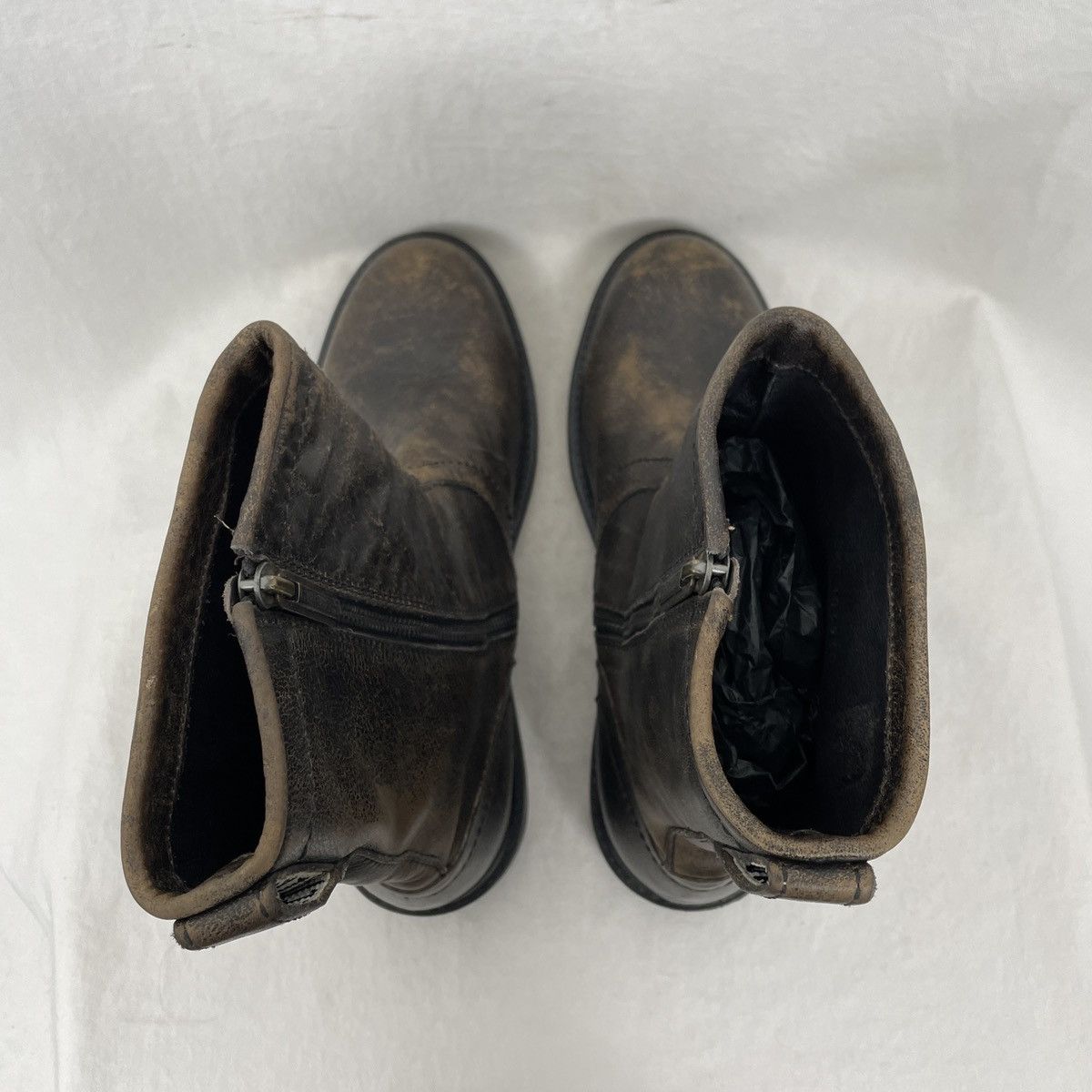 Dirk Bikkembergs 00S DIRK BIKKEMBERGS DISTRESSED ZIP BOOTS Size US 10 / EU 43 - 5 Thumbnail