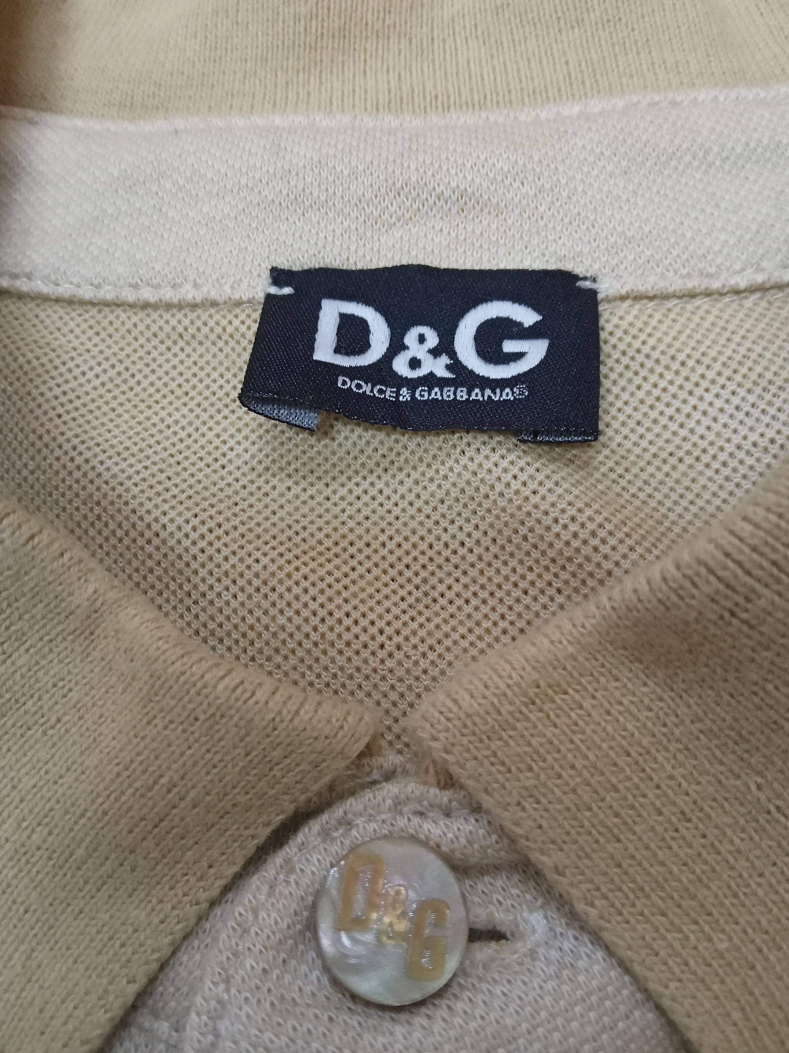 Dolce & Gabbana Dolce & Gabbana Polo Shirt Size US L / EU 52-54 / 3 - 3 Thumbnail