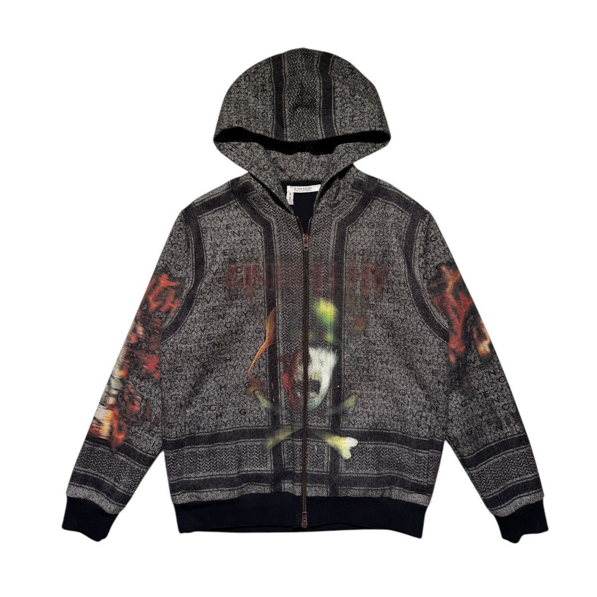 Givenchy Ricardo tisci heavy metal sample hoodie Size US M / EU 48-50 / 2 - 1 Thumbnail