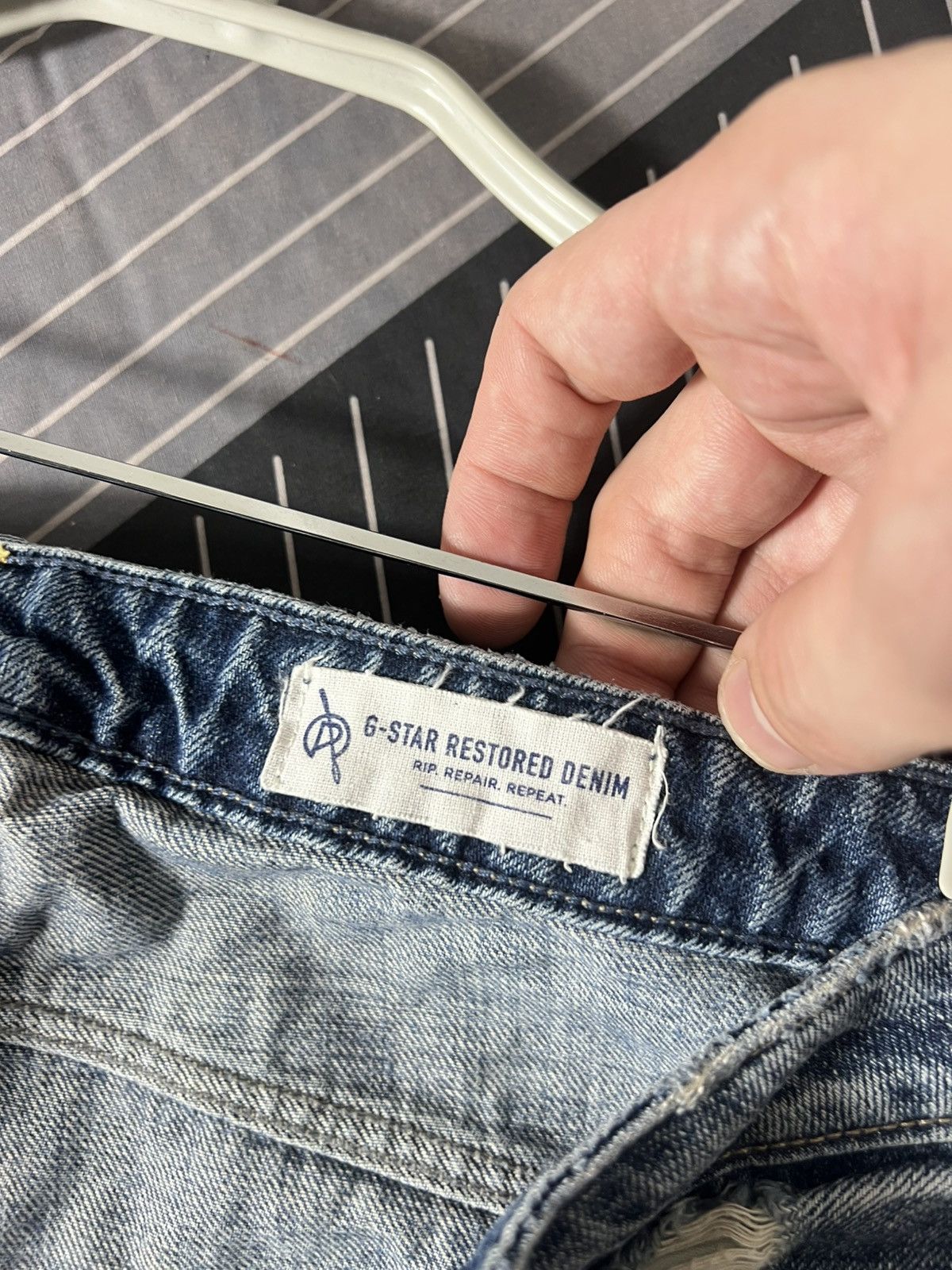 G-Star 👖 G-Star RAW ARC 3D Boyfriend Jeans Women Vintage Distressed Size 28" / US 6 / IT 42 - 18 Thumbnail
