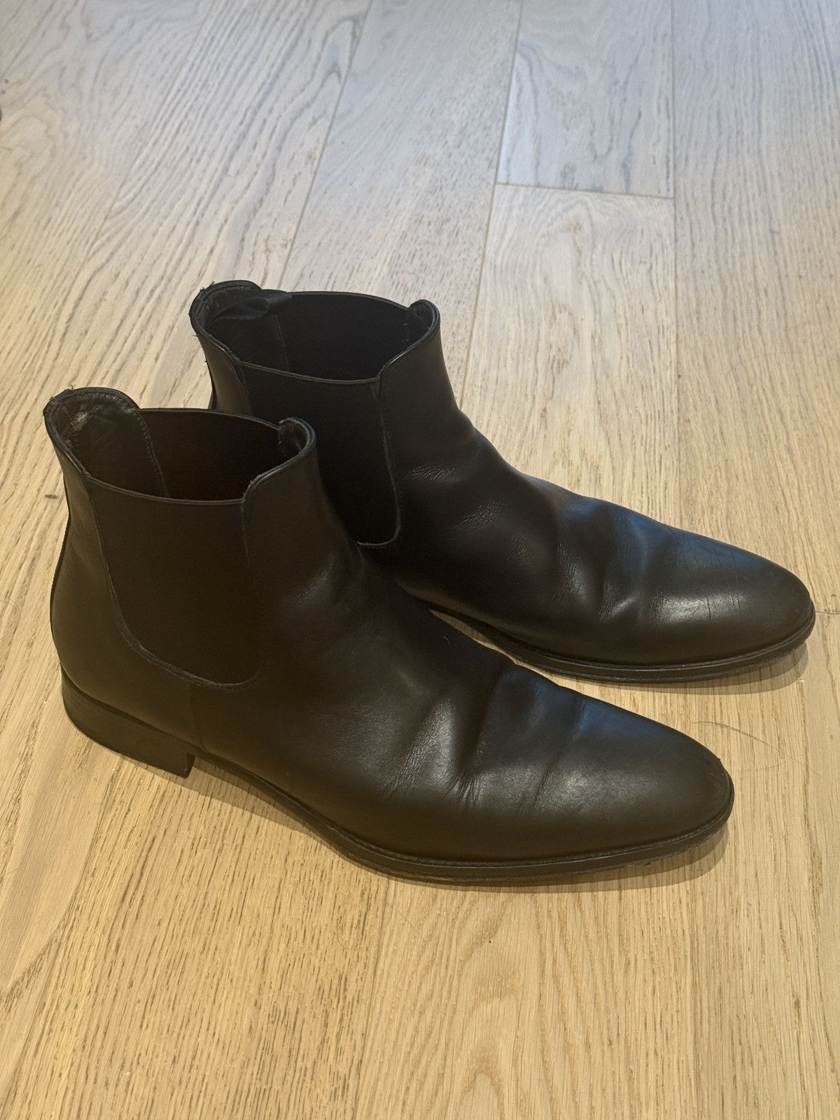To Boot New York To Boot New York Black Calf Leather Leather Chelsea Boots Size US 9.5 / EU 42-43 - 1 Thumbnail