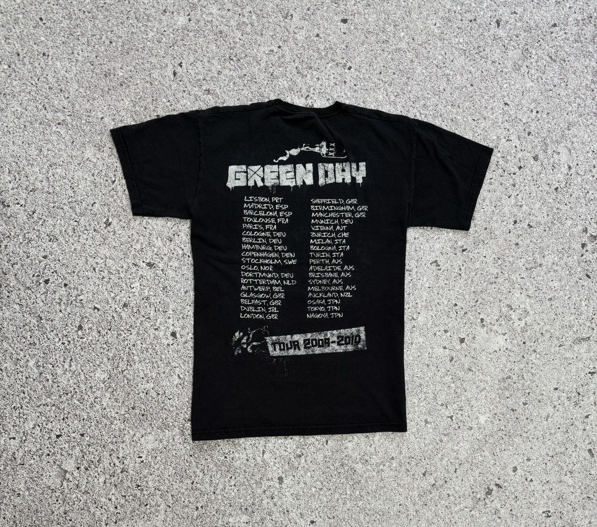 Band Tees × Vintage Green Day 21st Century Breakdown Tour 2009 - 2010 T-Shirt Size US M / EU 48-50 / 2 - 6 Thumbnail