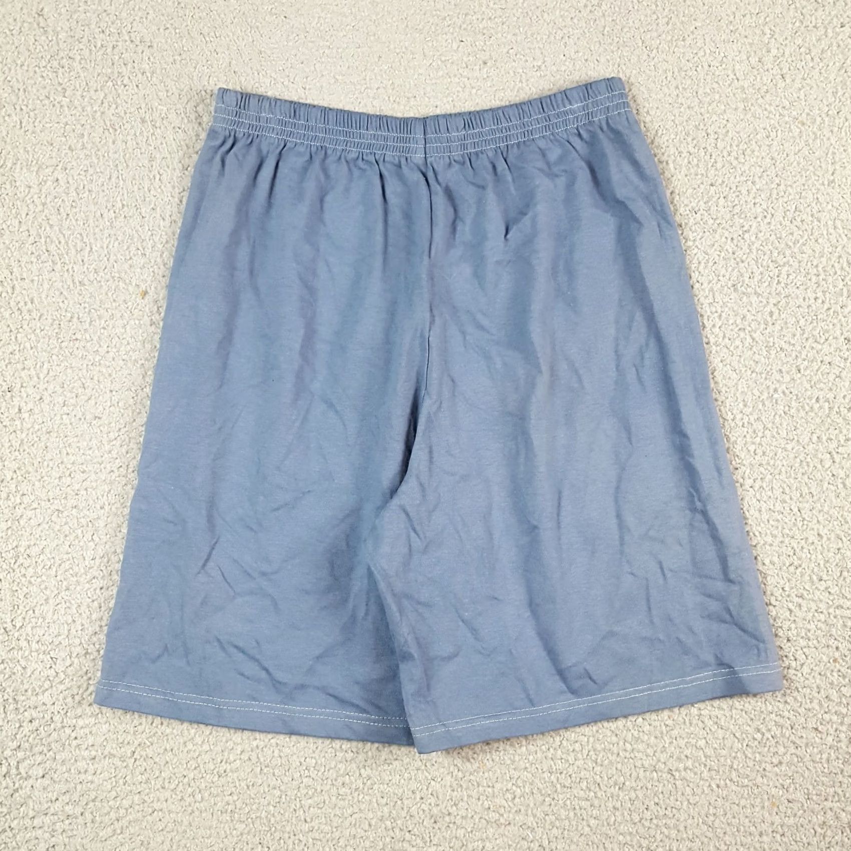 Vintage VINTAGE 90s Women's M Blue Stretch Sweat Shorts Sweatshirt? Size 32" / US 10 / IT 46 - 3 Thumbnail