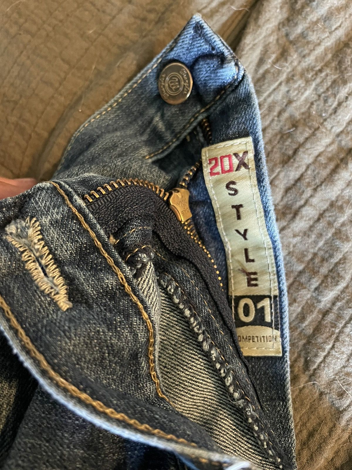 Wrangler Wrangler 20x style 1 distressed denim jeans Size US 38 / EU 54 - 4 Thumbnail