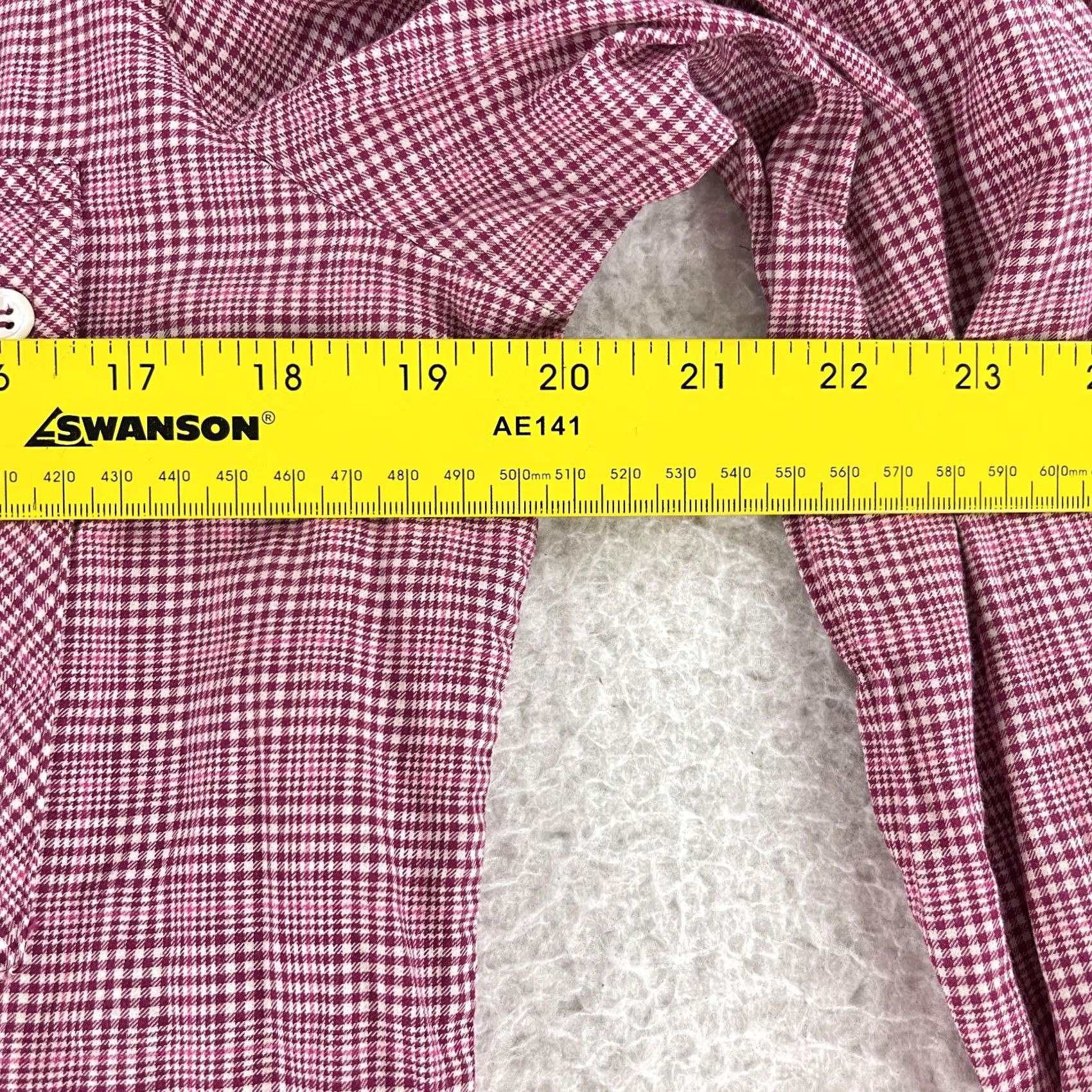 Theory Theory Button-Up Shirt Womens Large Red Plaid 100% Cotton Casual Long Sleeve Shirt Size L / US 10 / IT 46 - 5 Thumbnail