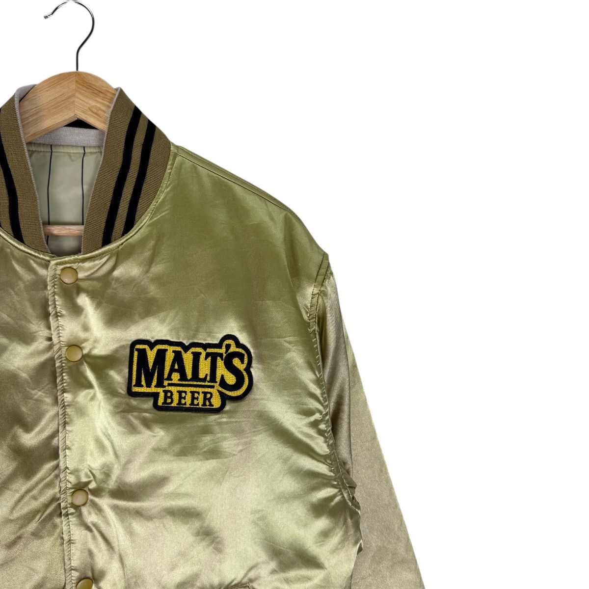 Japanese Brand ☀️VINTAGE MALTS BEER REVERSIBLE BOMBER JACKET Size US M / EU 48-50 / 2 - 10 Thumbnail
