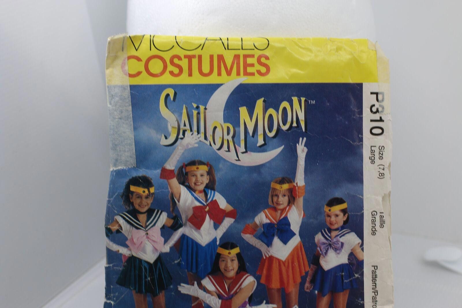 Other McCall's 7859 HTF Sewing Pattern SailorMoon Costume Girl 7-8 Size ONE SIZE - 2 Thumbnail