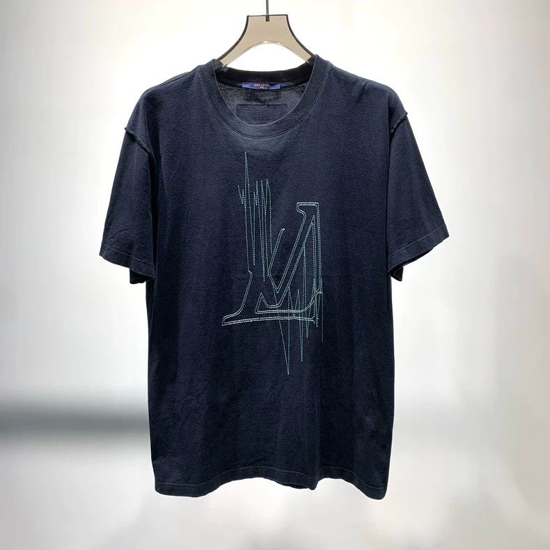 Louis Vuitton Louis Vuitton Black Short Sleeve T-Shirt - dmc Size US XL / EU 56 / 4 - 1 Thumbnail