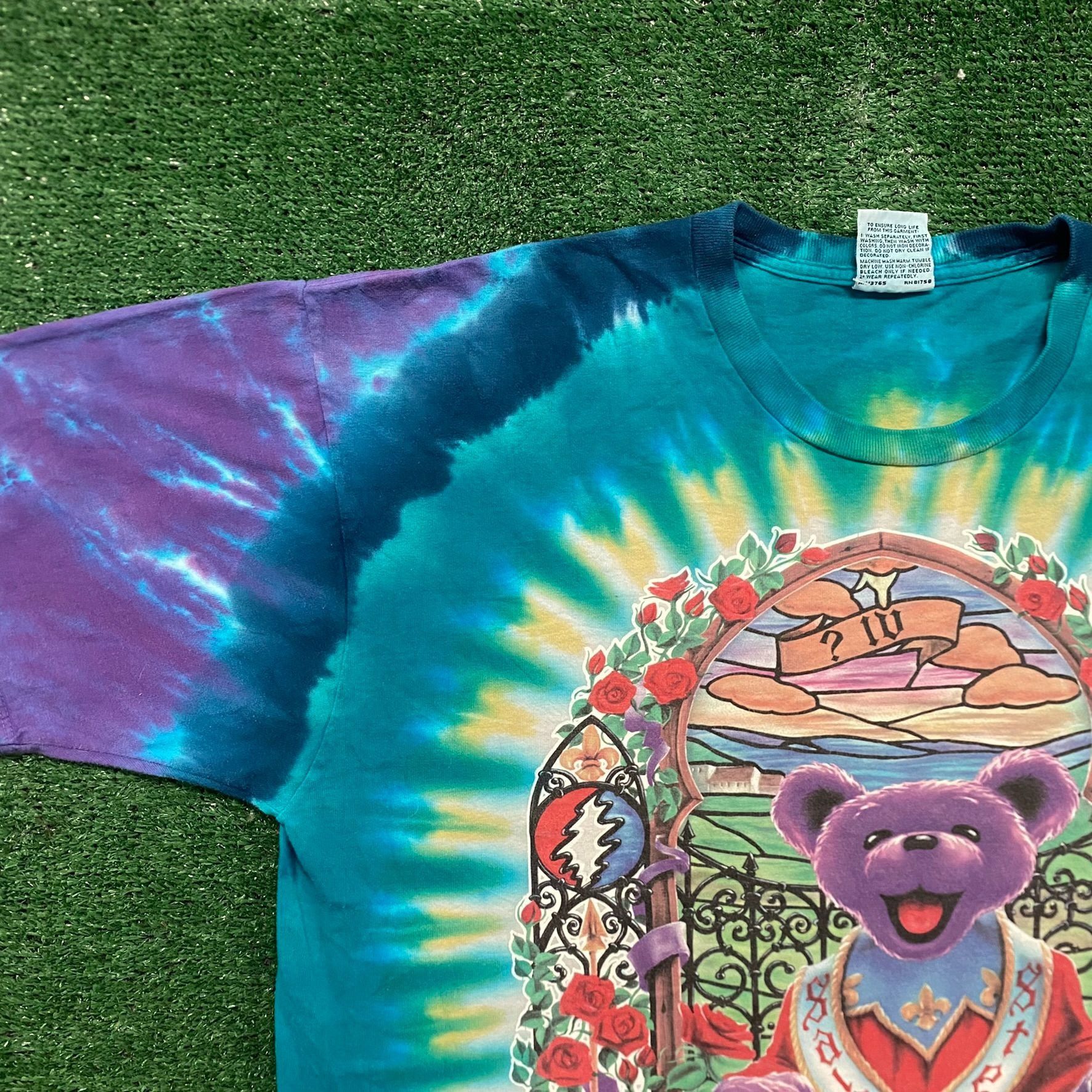 Grateful Dead × Liquid Blue Vintage 90s Grateful Dead Shirt Saint Bear Drug Band Tee Size US XL / EU 56 / 4 - 2 Thumbnail