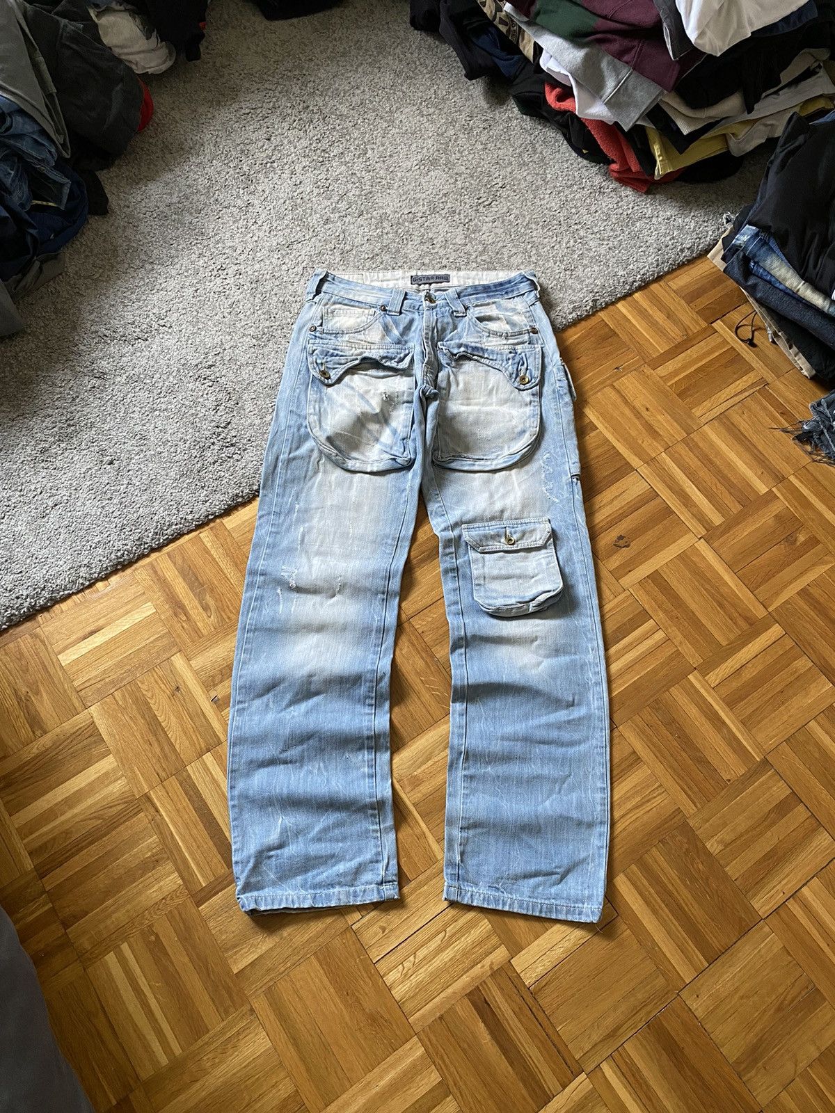 パンツ oos japanese label bondage dameged denim Japanese Bondage Jeans | Grailed