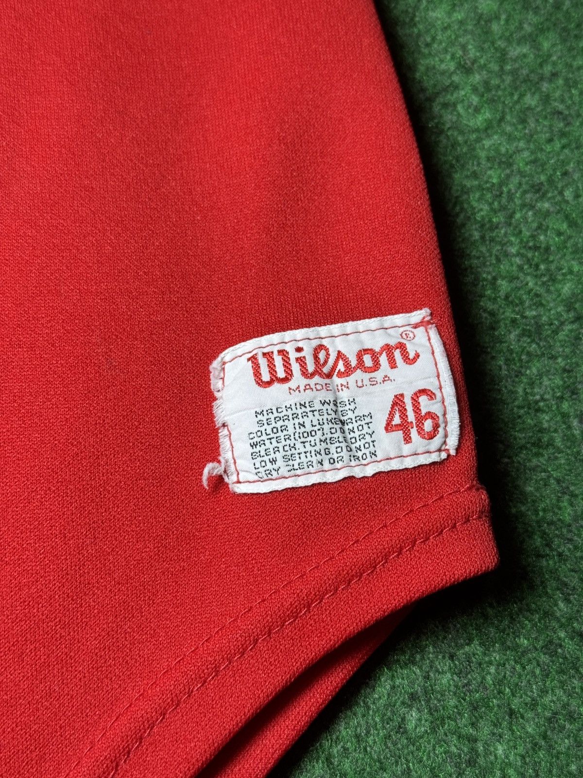 Vintage × Wilson Vintage 70s Wilson Red Basketball Large #53 East High Jersey Size US L / EU 52-54 / 3 - 3 Thumbnail
