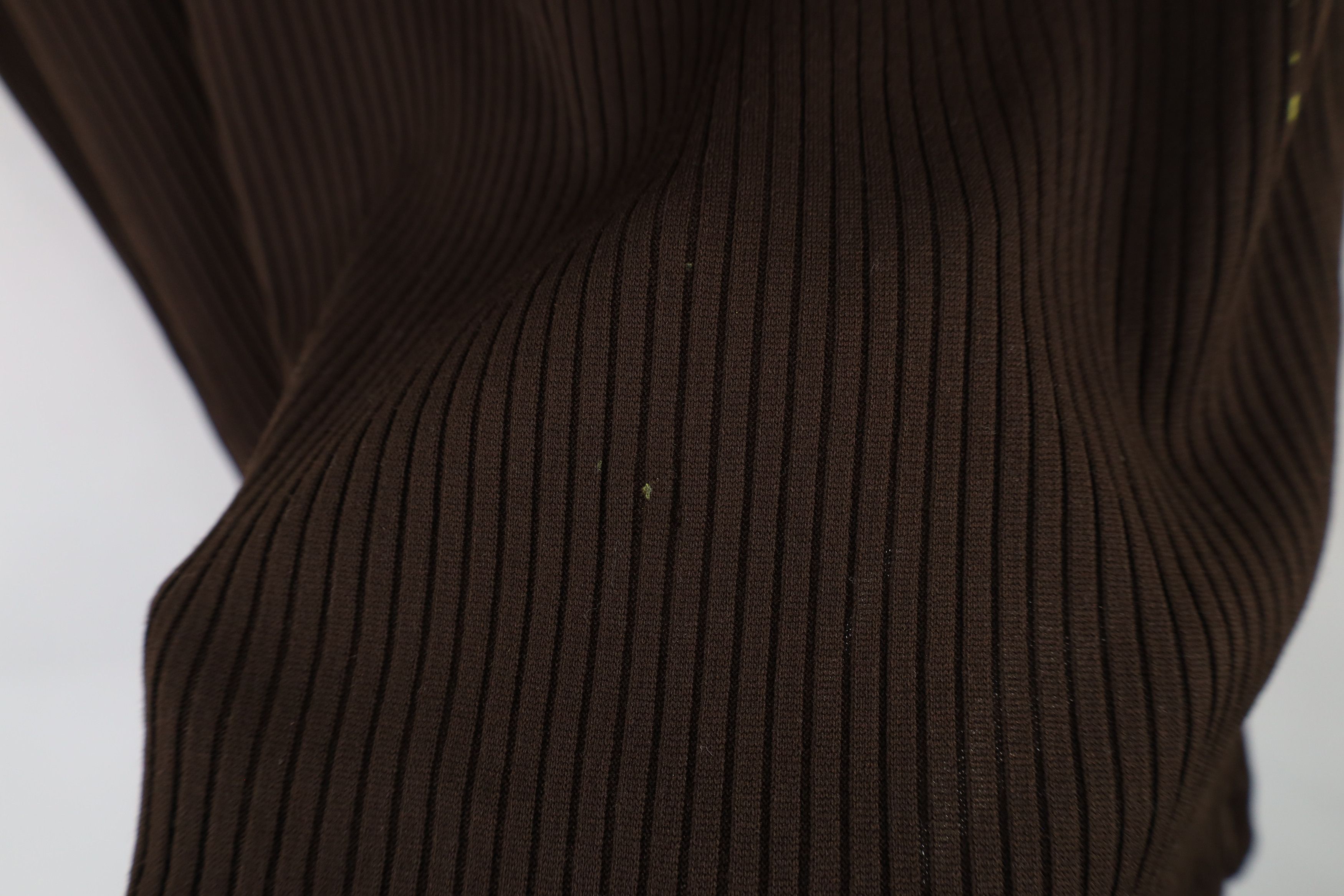 Vintage Vintage 70s Streetwear Knit Short Sleeve Turtleneck T-Shirt Size L / US 10 / IT 46 - 4 Thumbnail