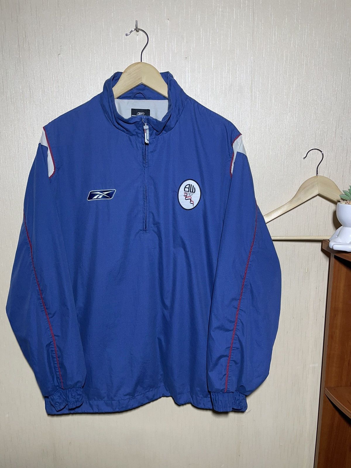 Reebok × Vintage Reebok Bolton Wanderers vintage soccer jacket Size US XL / EU 56 / 4 - 2 Thumbnail