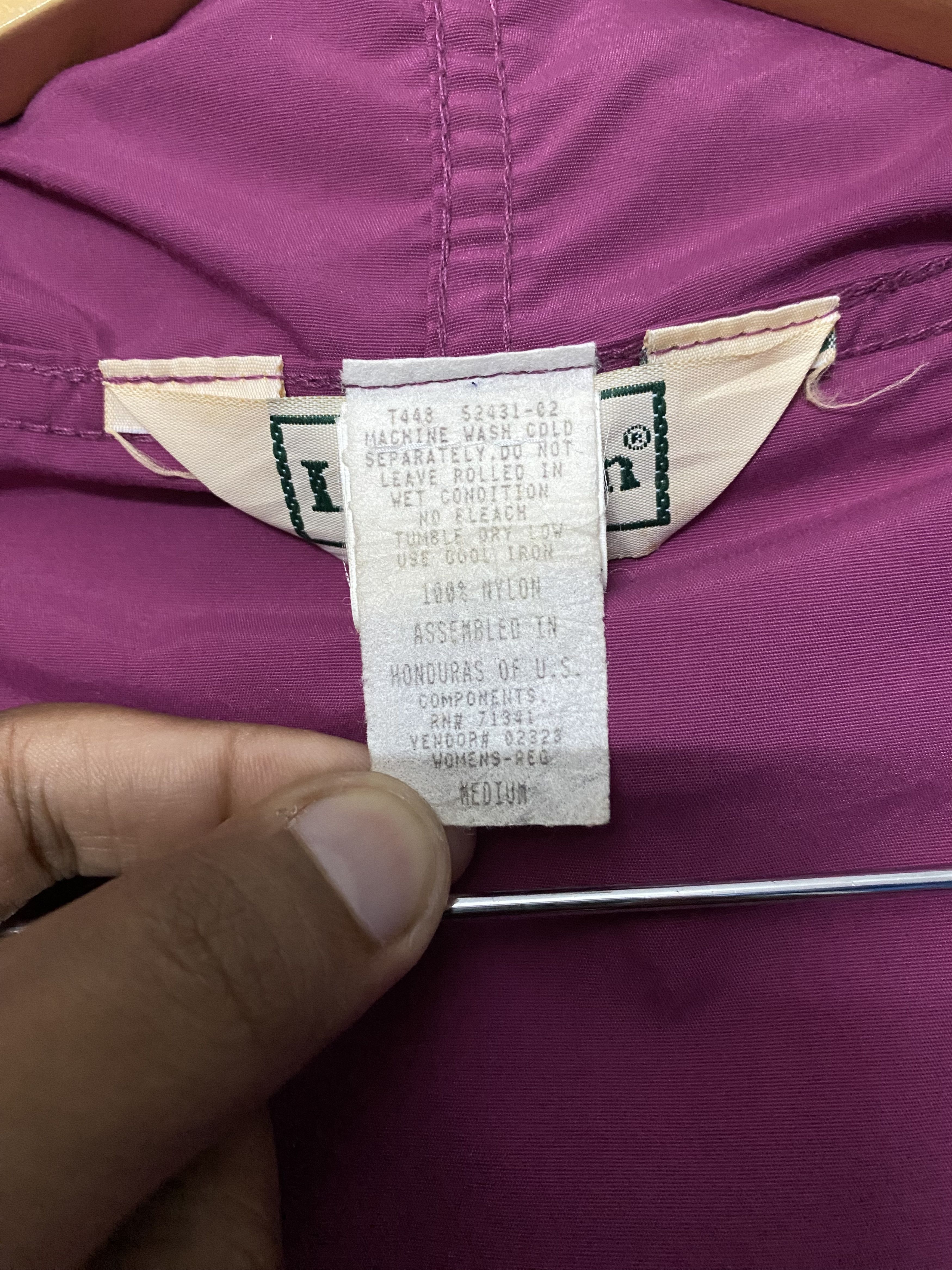 L.L. Bean Vtg L.L. Bean Packable Anorak Half-Zip Jacket Magenta Pink Size US M / EU 48-50 / 2 - 5 Thumbnail