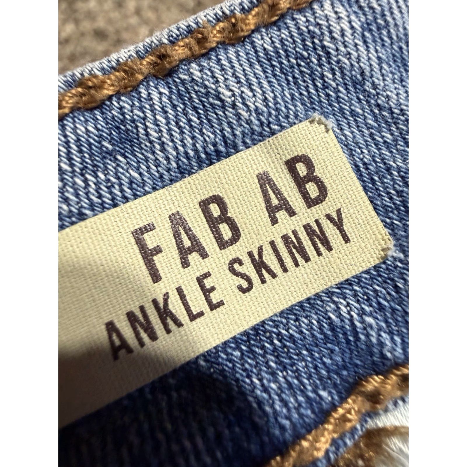 Vintage Kut From The Kloth FAB AB Women's Jeans 8 Blue Denim Ankle Skinny Size 30" / US 8 / IT 44 - 6 Thumbnail
