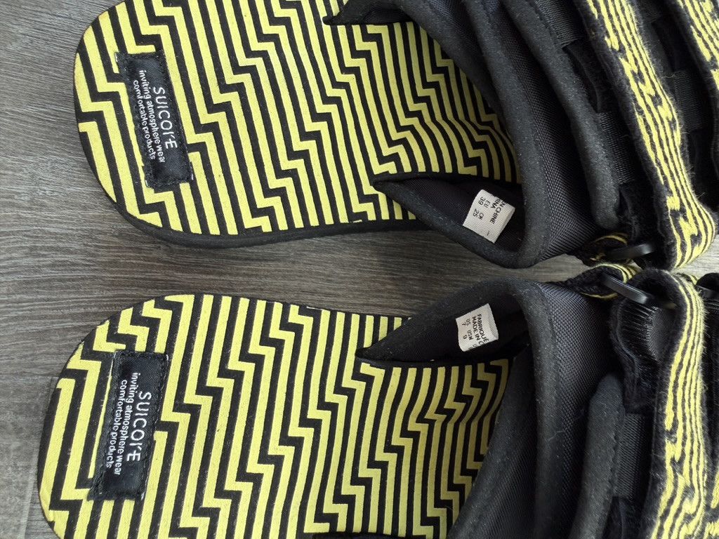 Suicoke Moto-JC01 Black and Yellow Size US 7 / EU 40 - 4 Thumbnail