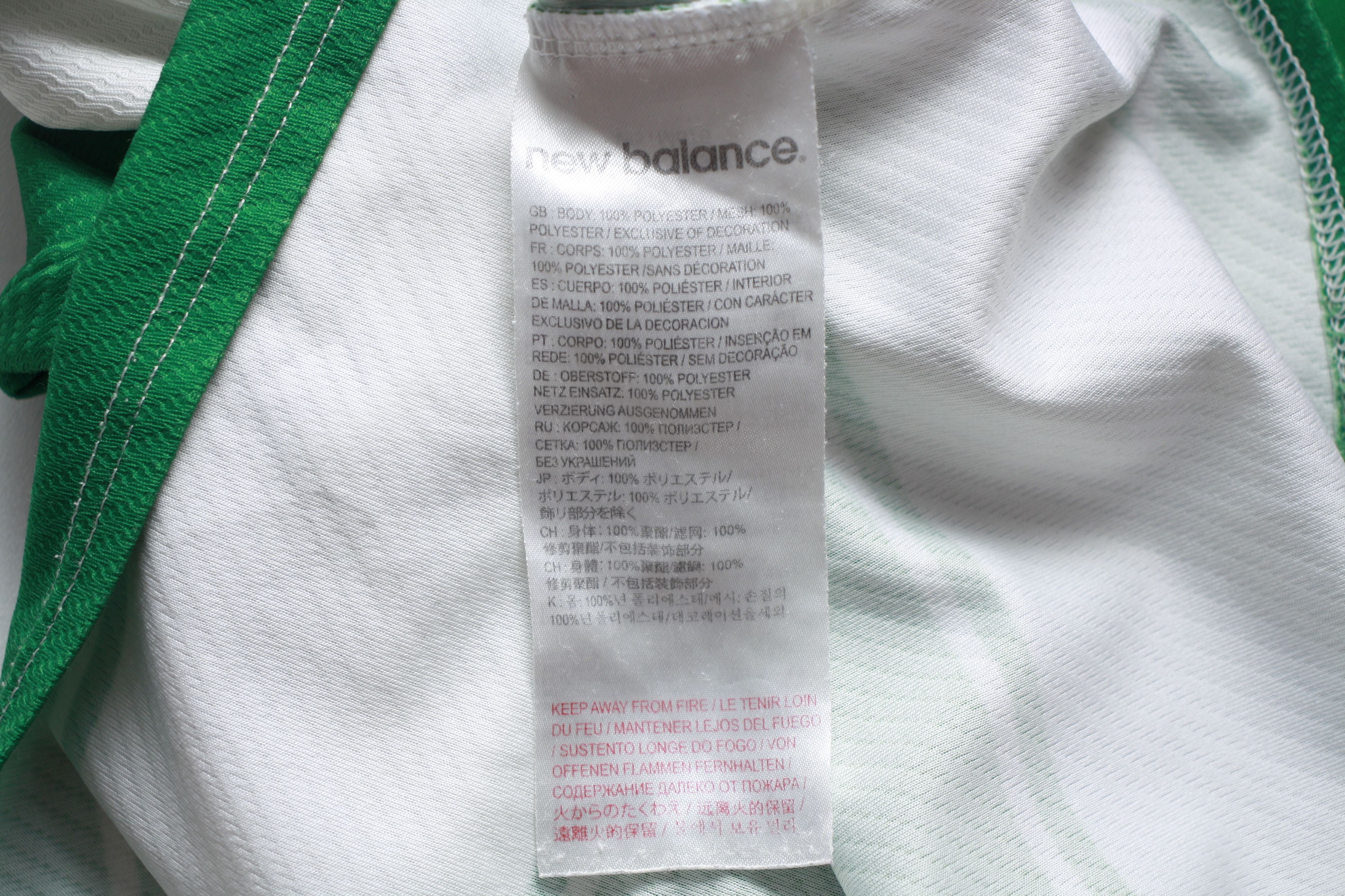 New Balance Football Shirt Celtic Glasgow Hoops New Balance Jersey Size US L / EU 52-54 / 3 - 14 Thumbnail
