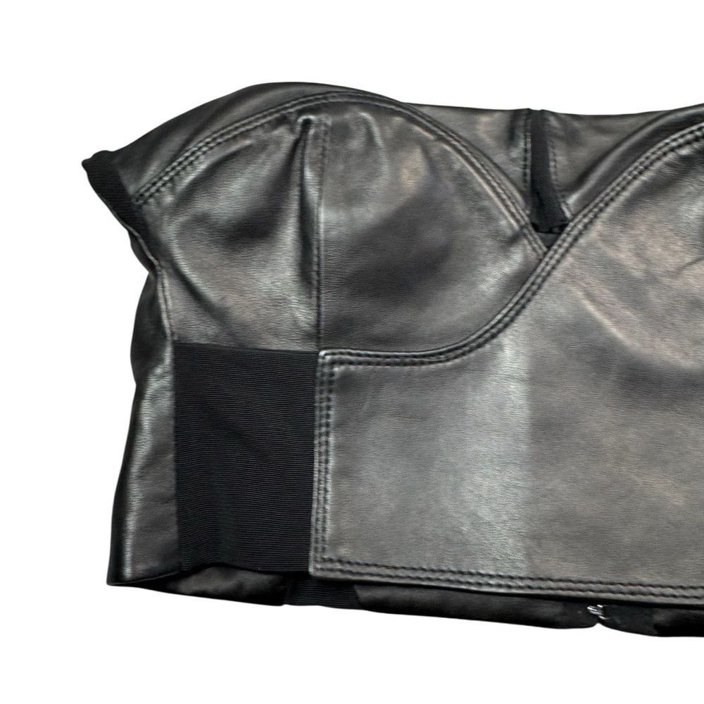 Rta NWT New $495 RtA Rangi Leather Corset Black Top Size 4 Size S / US 4 / IT 40 - 9 Thumbnail