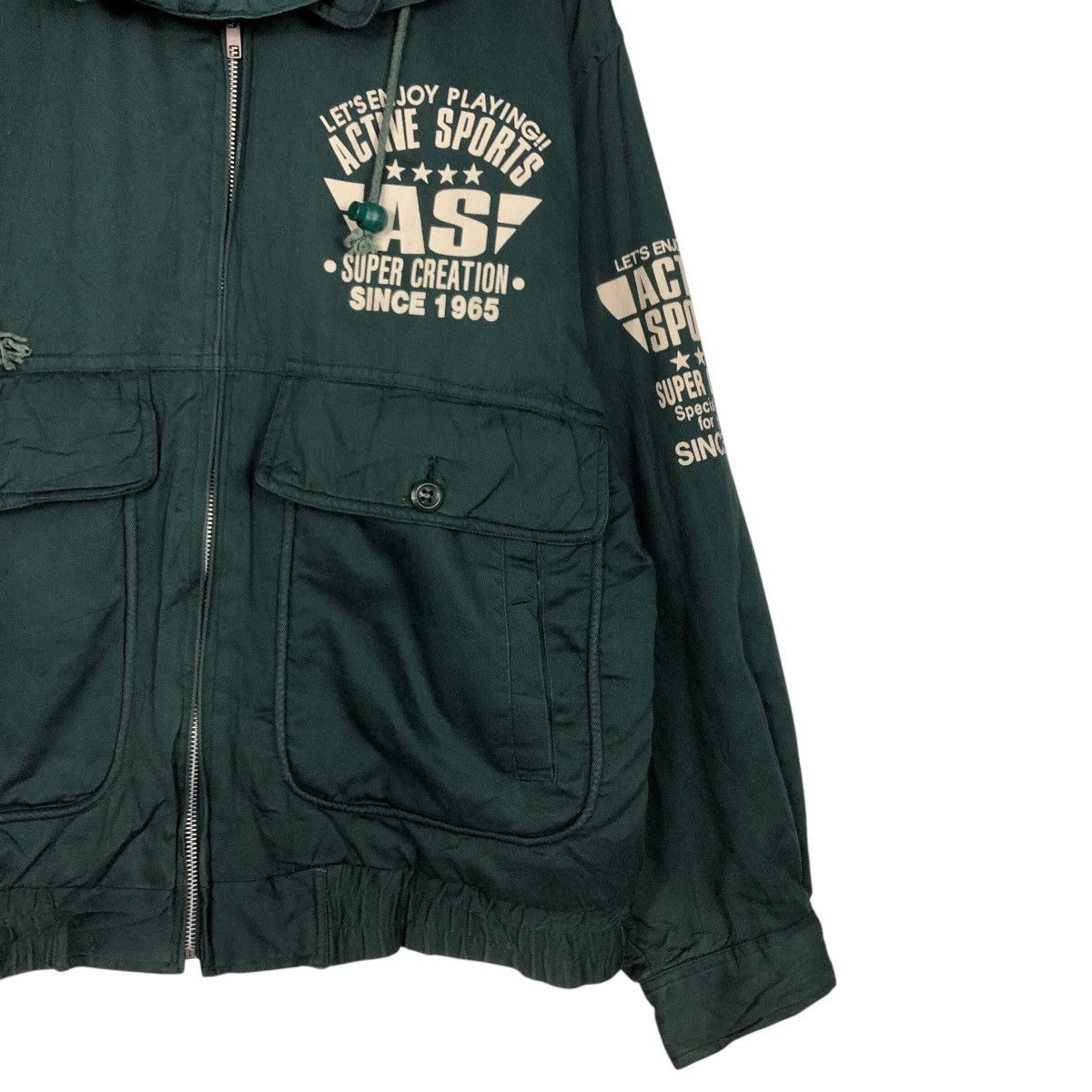 Hysteric Glamour 📌Vintage Biker Bomber Jacket Swooplex Big Logo Embroidery Size US L / EU 52-54 / 3 - 6 Thumbnail