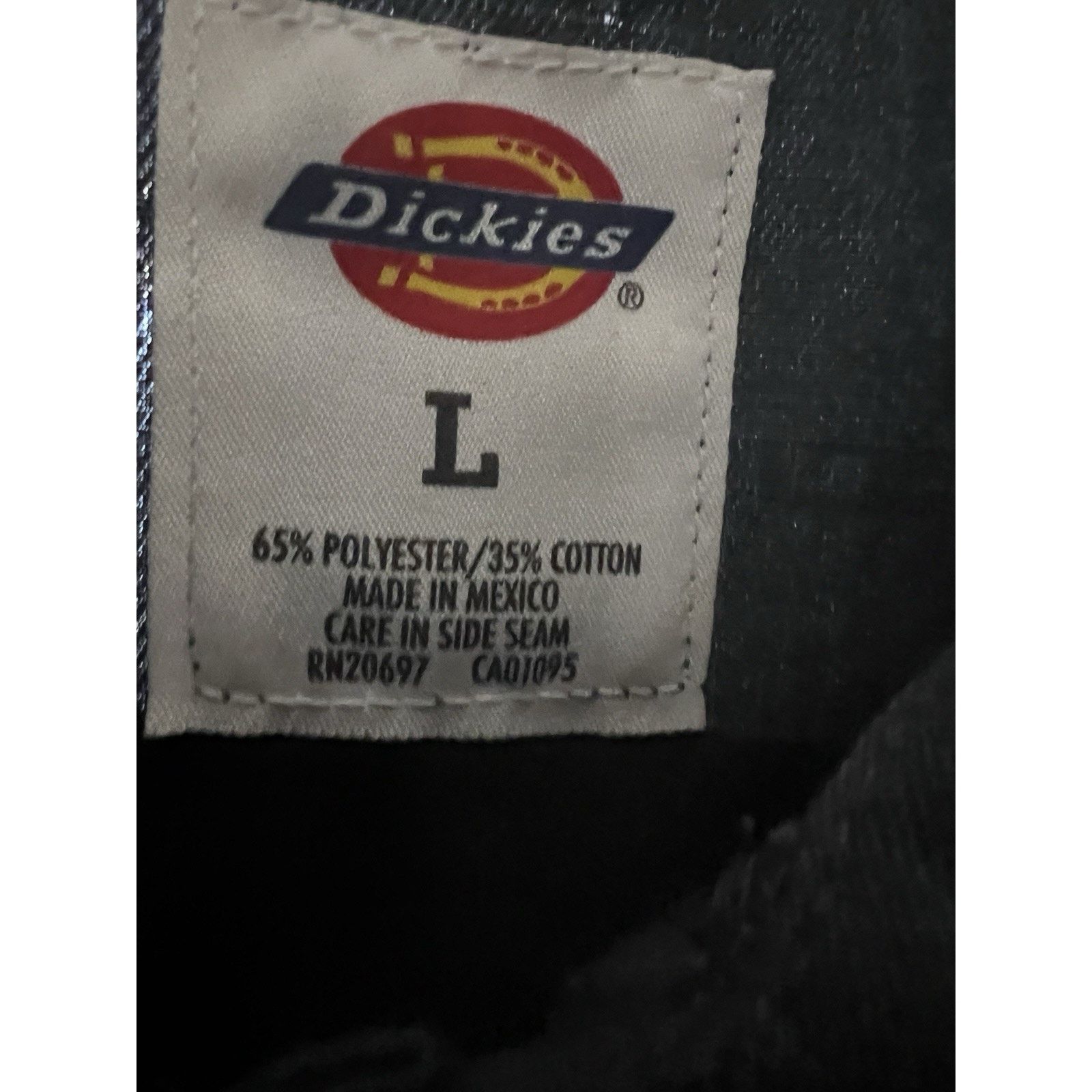 Dickies Dickies Gray Black Double Graphic Mechanic Button Up Shirt L Size US L / EU 52-54 / 3 - 8 Thumbnail