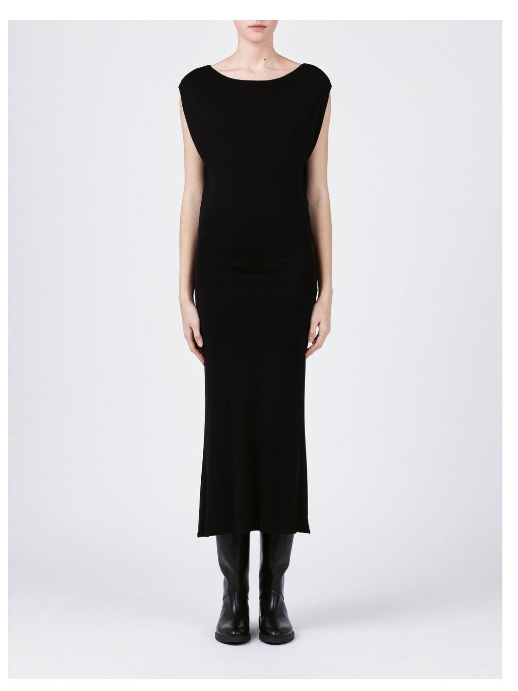 Loro Piana o1srvl11e0825 FAO2405 Eva Long Dress in Black Size XS / US 0-2 / IT 36-38 - 6 Thumbnail
