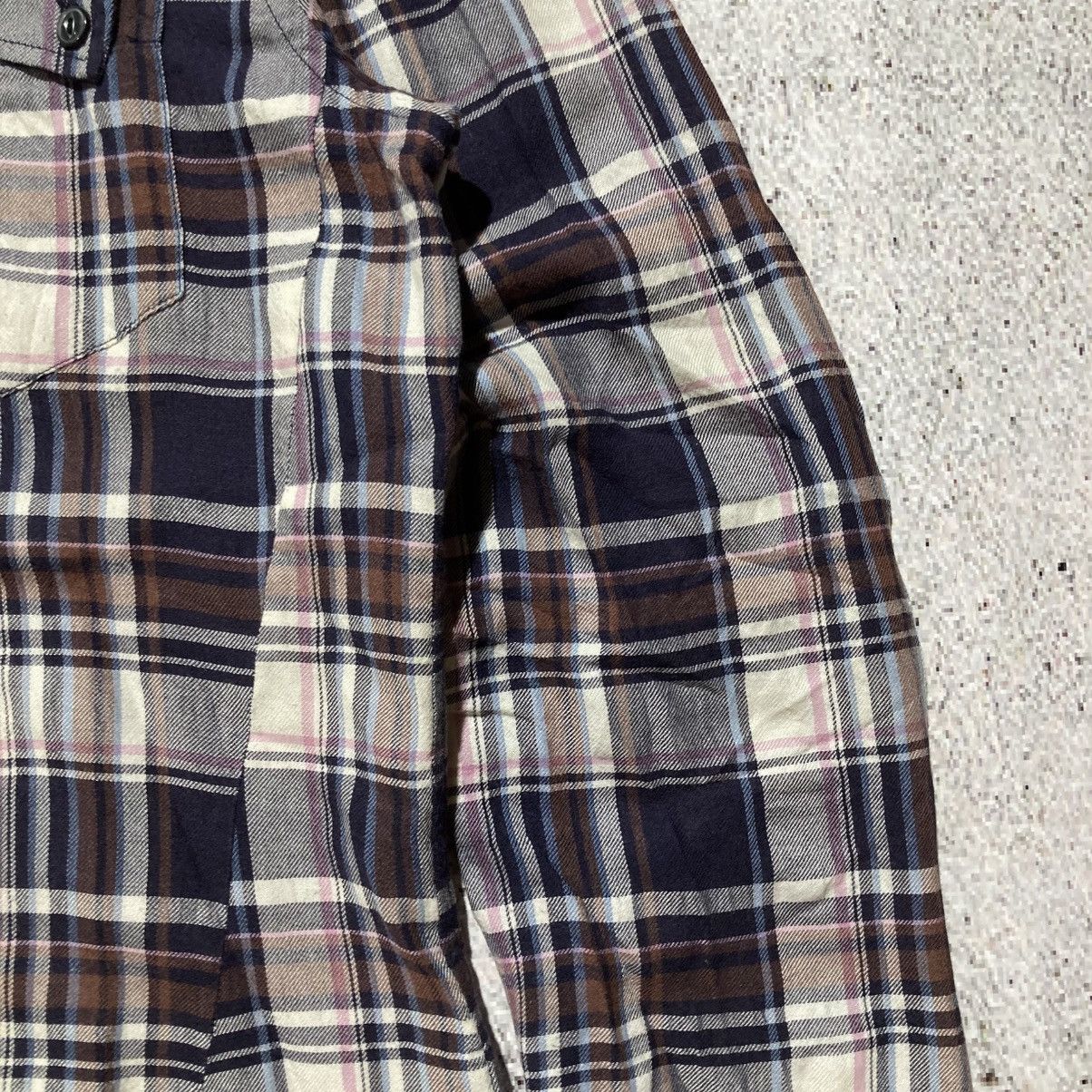 PPFM 2000s PPFM Double Layer Flanel Plaid Hoodie Lgb Punk Style Size US M / EU 48-50 / 2 - 9 Thumbnail
