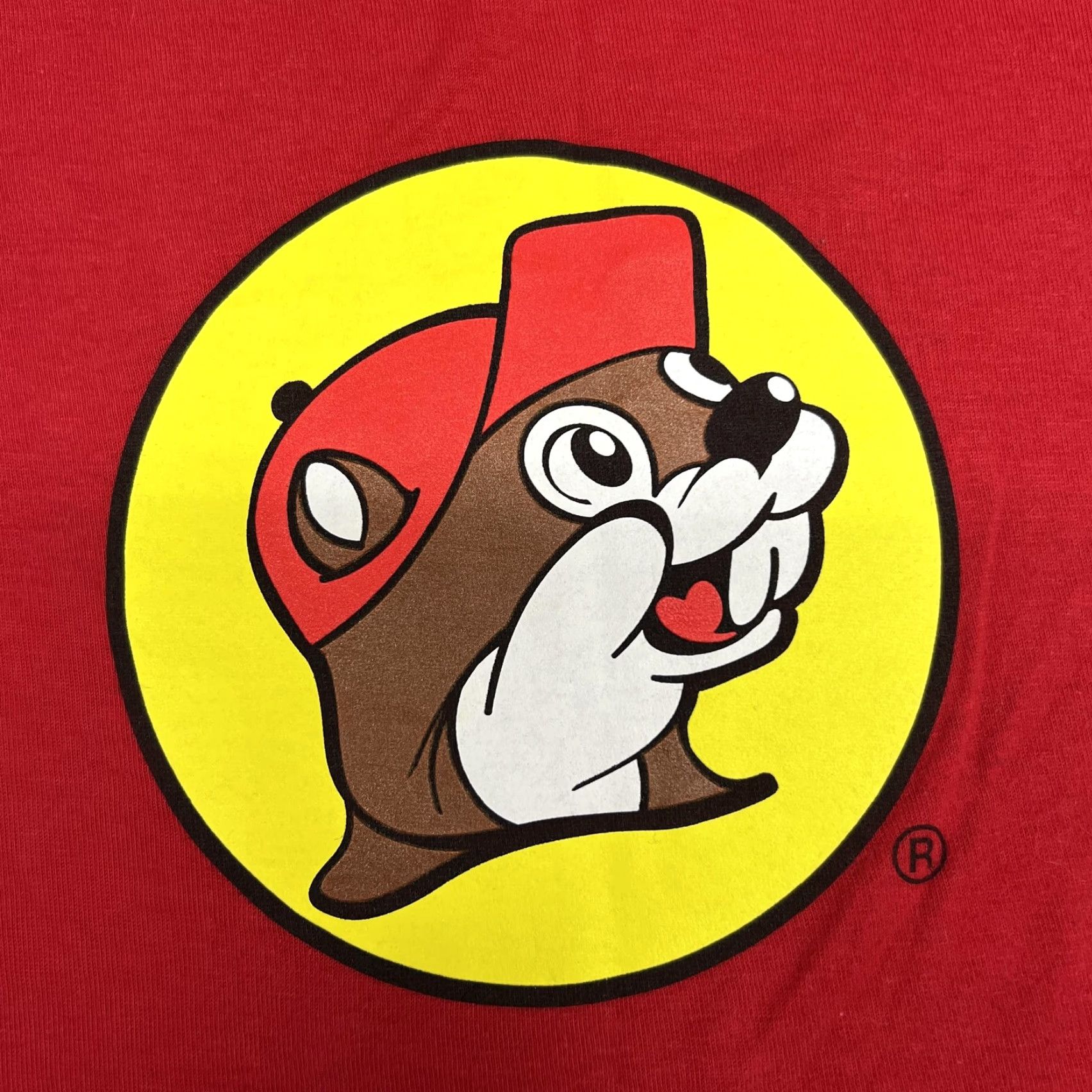 Logo 7 Buc-ee's Shirt Mens M Red Graphic T-Shirt Crew Neck Cotton logo Front Beaver Size US M / EU 48-50 / 2 - 6 Thumbnail