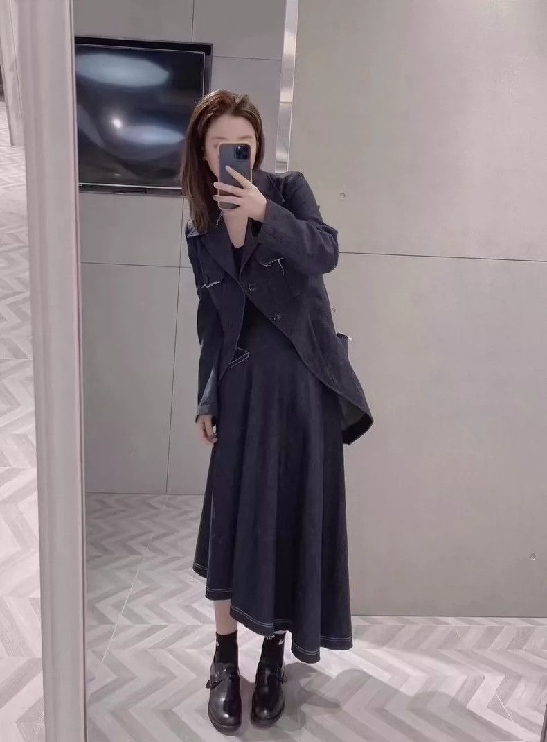 Yohji Yamamoto Yohji Yamamoto 21ss denim dovetail jacket 2501-Nextarrow Size US L / EU 52-54 / 3 - 6 Thumbnail